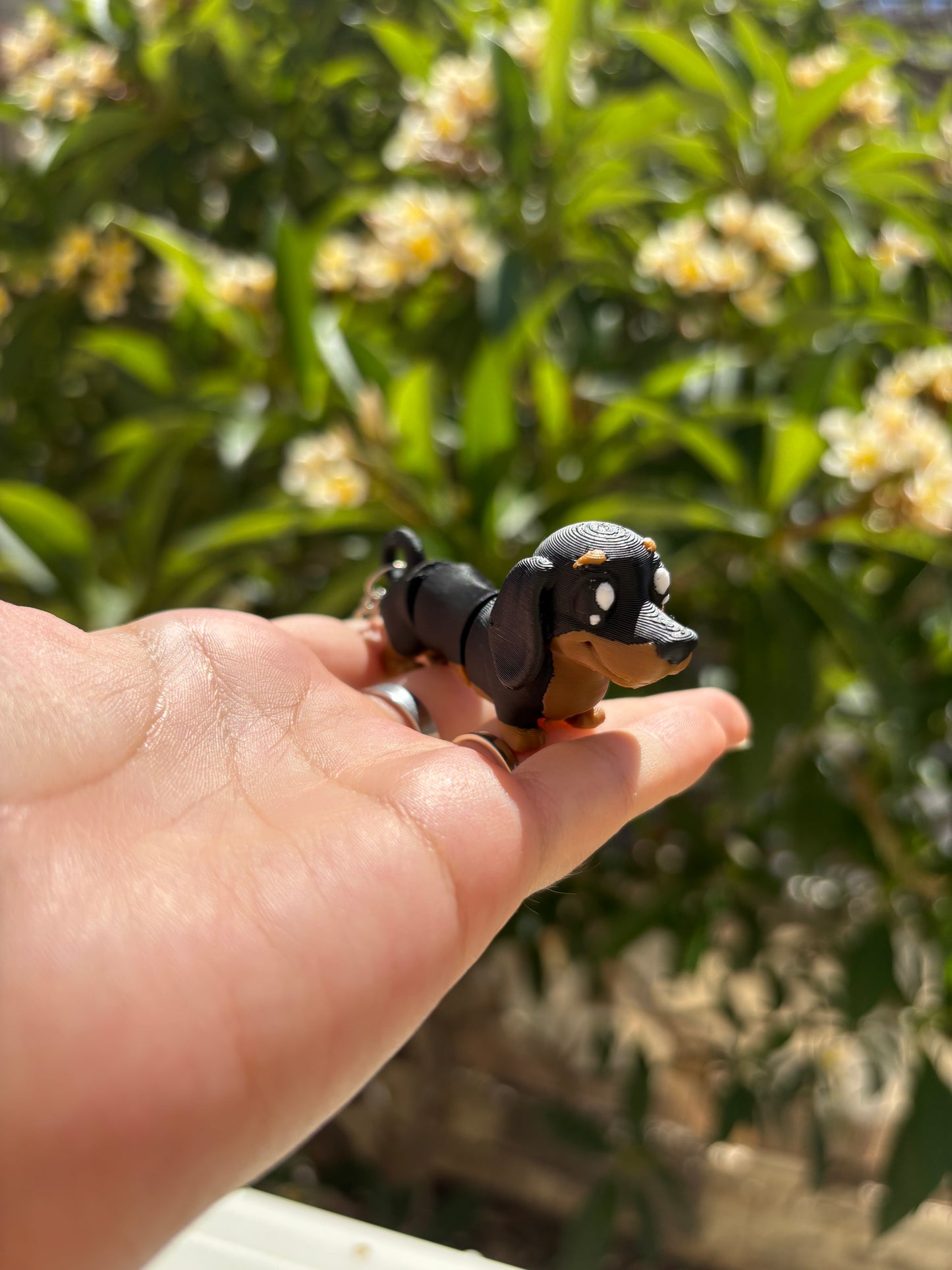 Dachshund Keychain