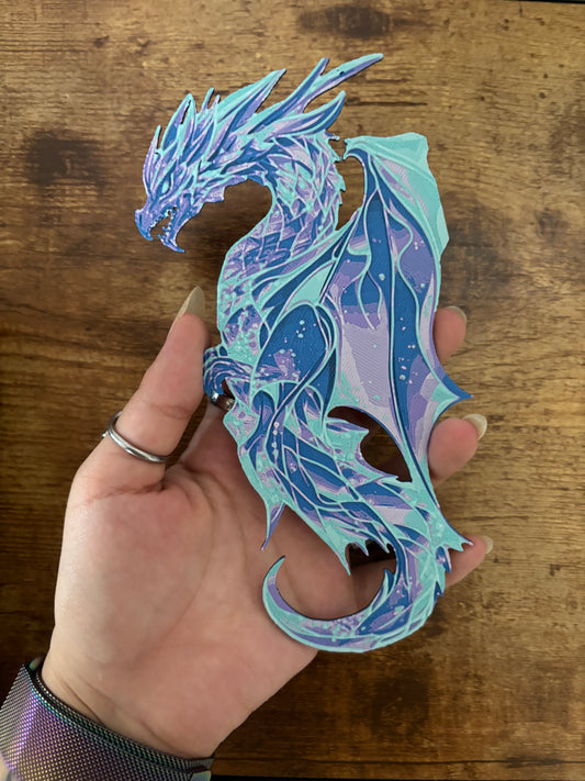 Diamond dragon bookmark