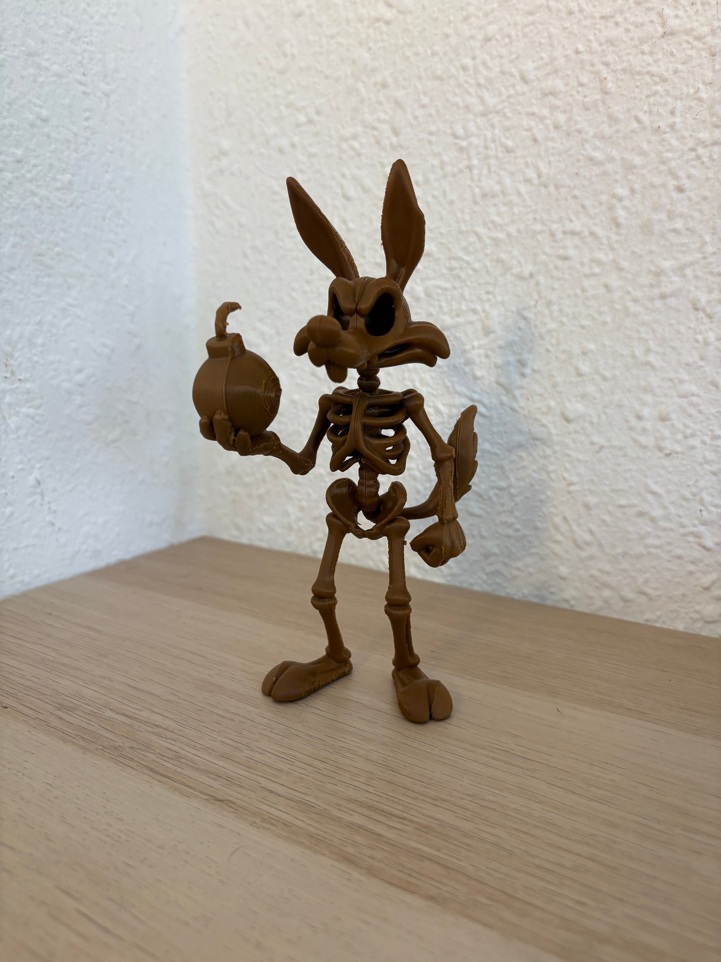 Wile E. Coyote Skeleton Figure
