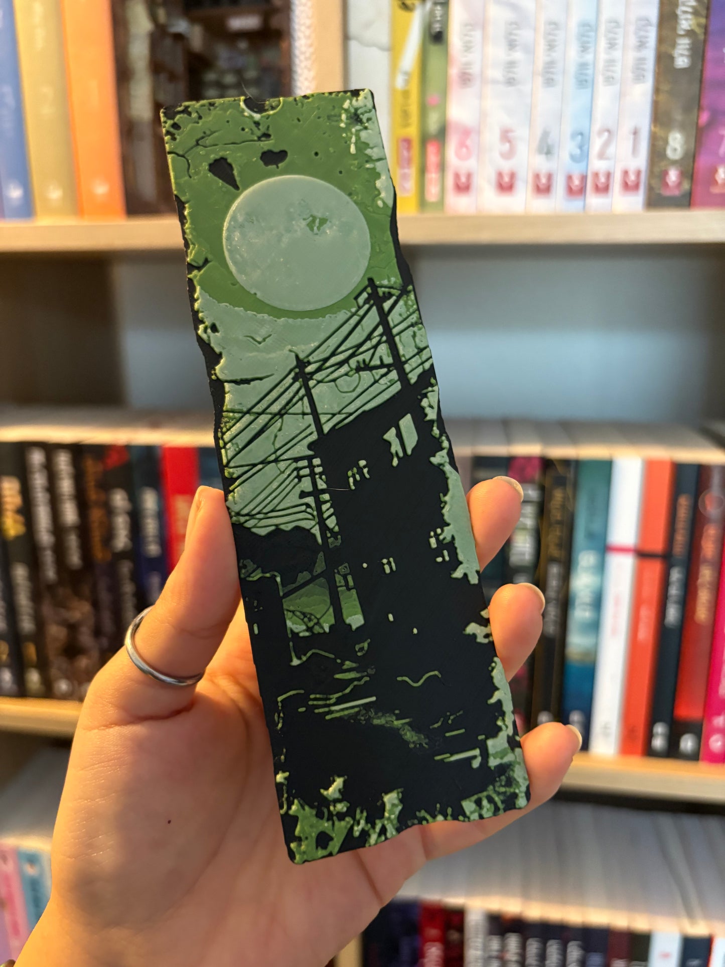 Glow-in-the-Dark Moonlit Wires Bookmark