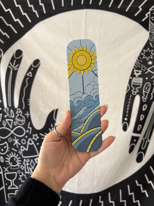 Sunrise Waves Bookmark