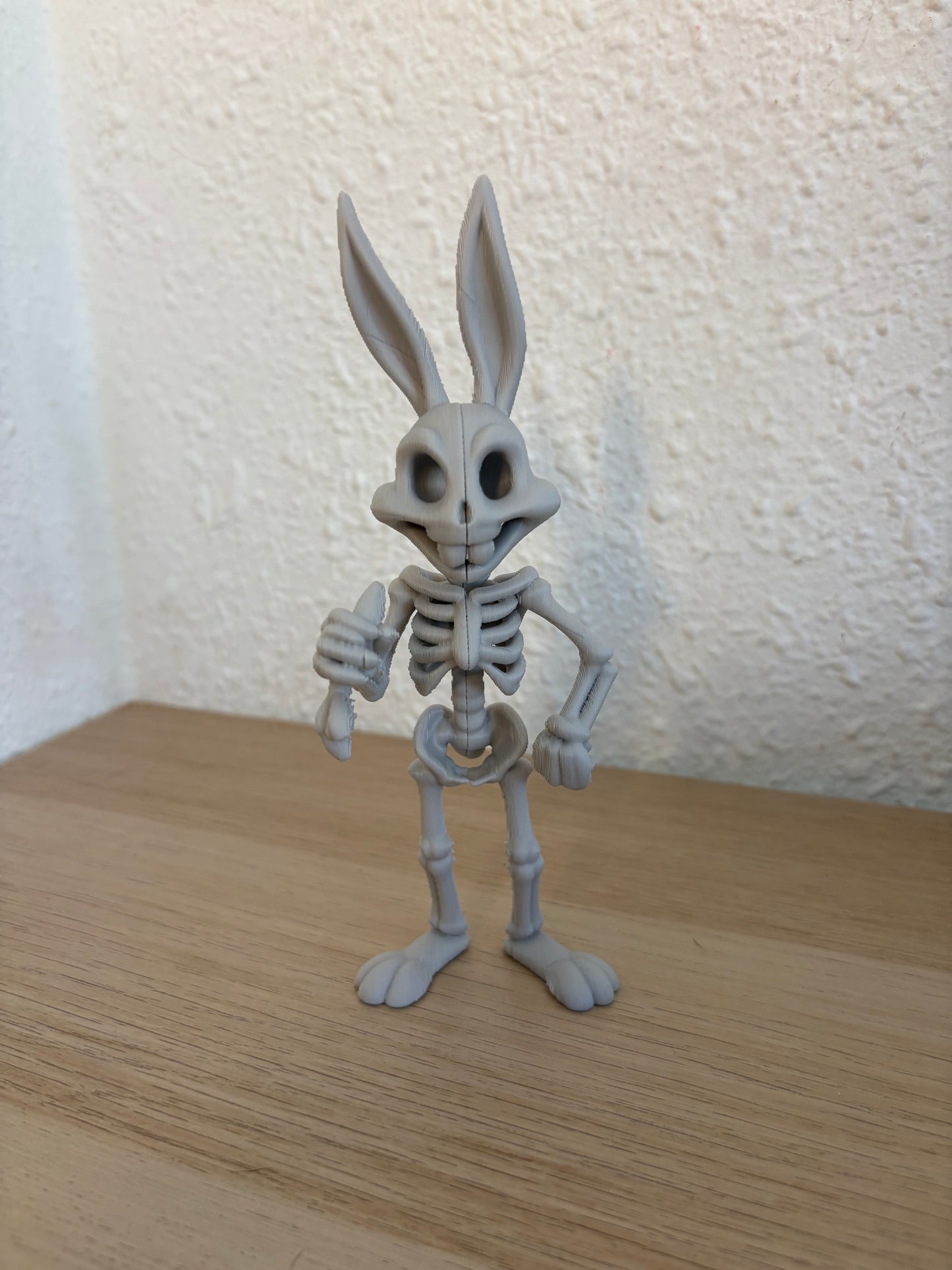 Bugs Bunny Skeleton Figure
