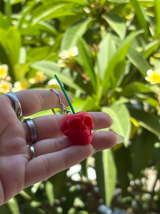 Cherry brain keychain