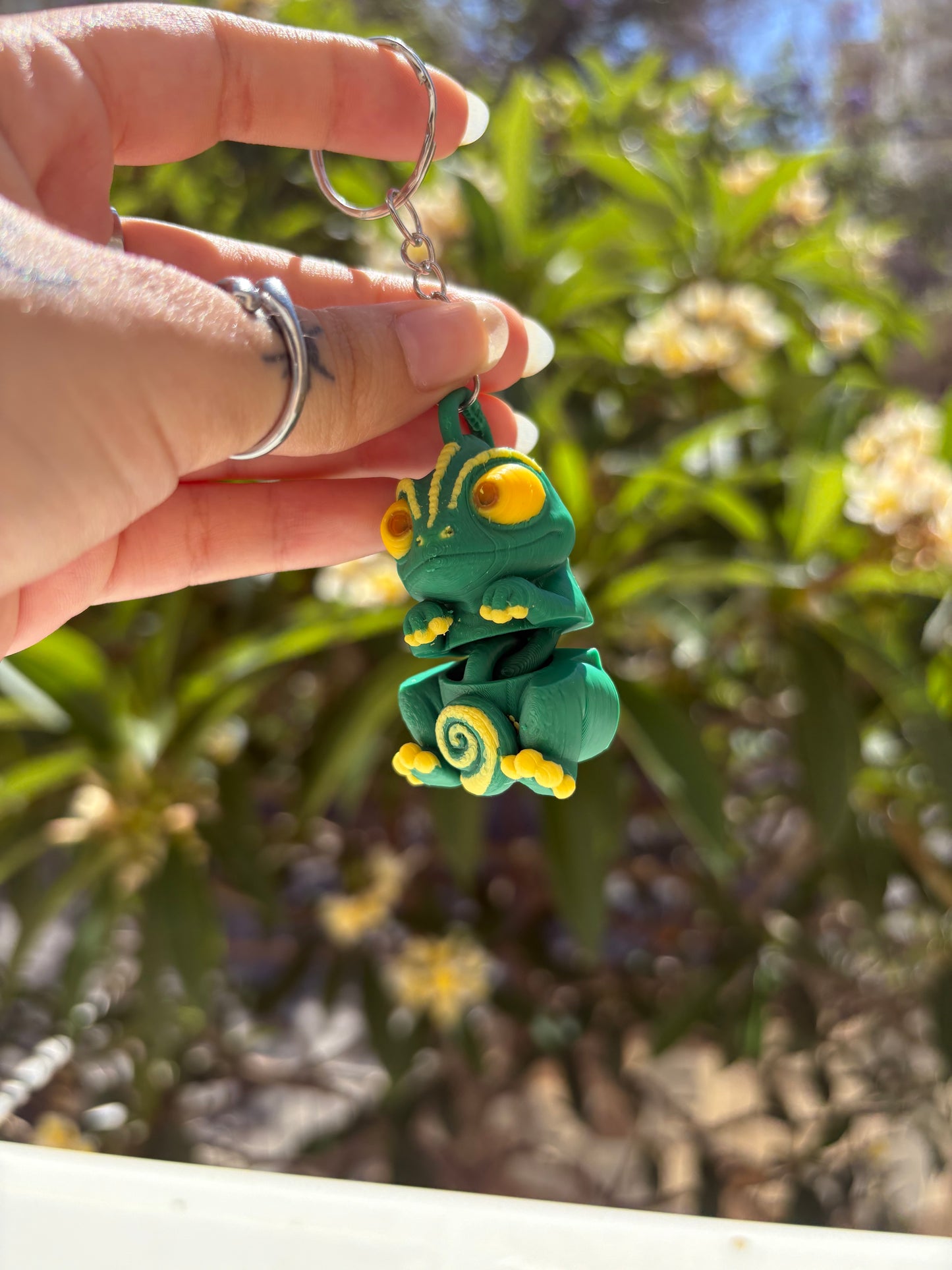 Pascal Chameleon Keychain