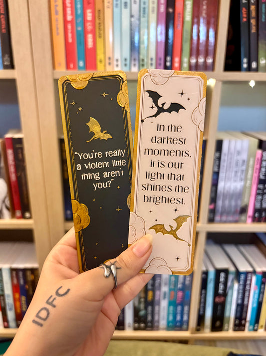 Fourth Wing Quotes Bookmarks
