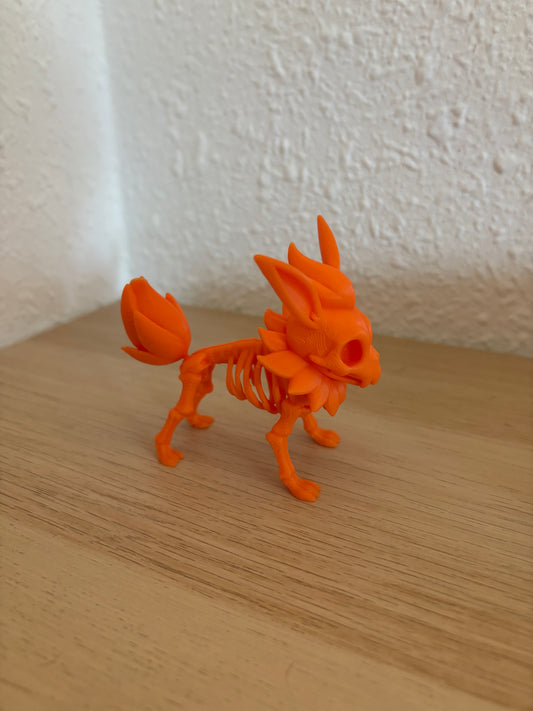 Flareon Skeleton Figure