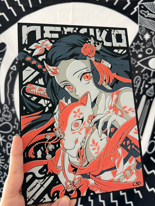 Nezuko Wall Art