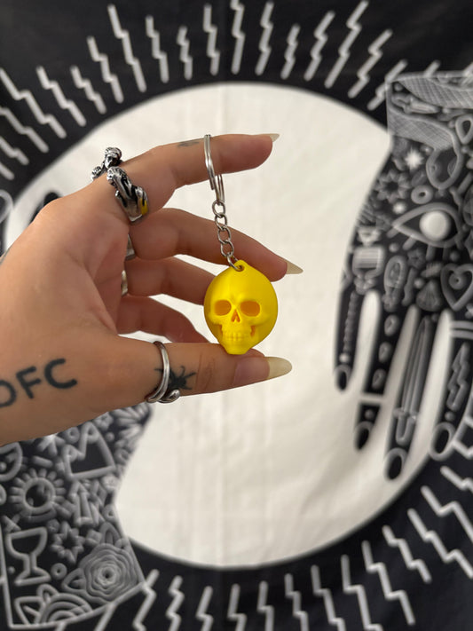 Lemon brain keychain