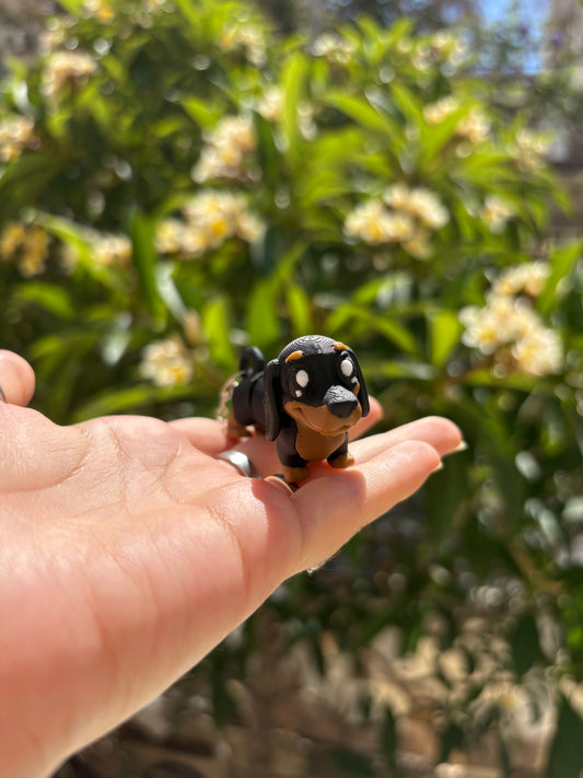 Dachshund Keychain