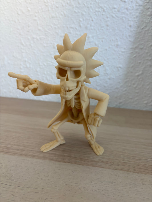 Rick and Morty Skeleton Figures