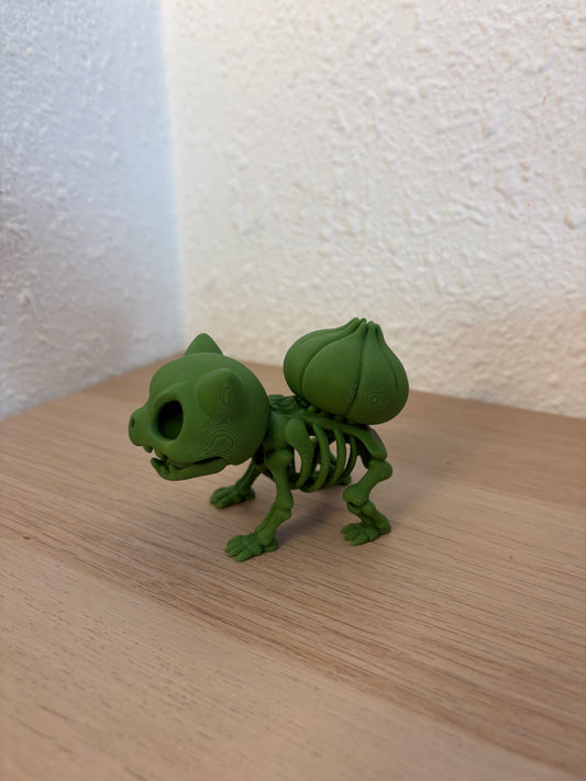 Bulbasaur Skeleton Figure