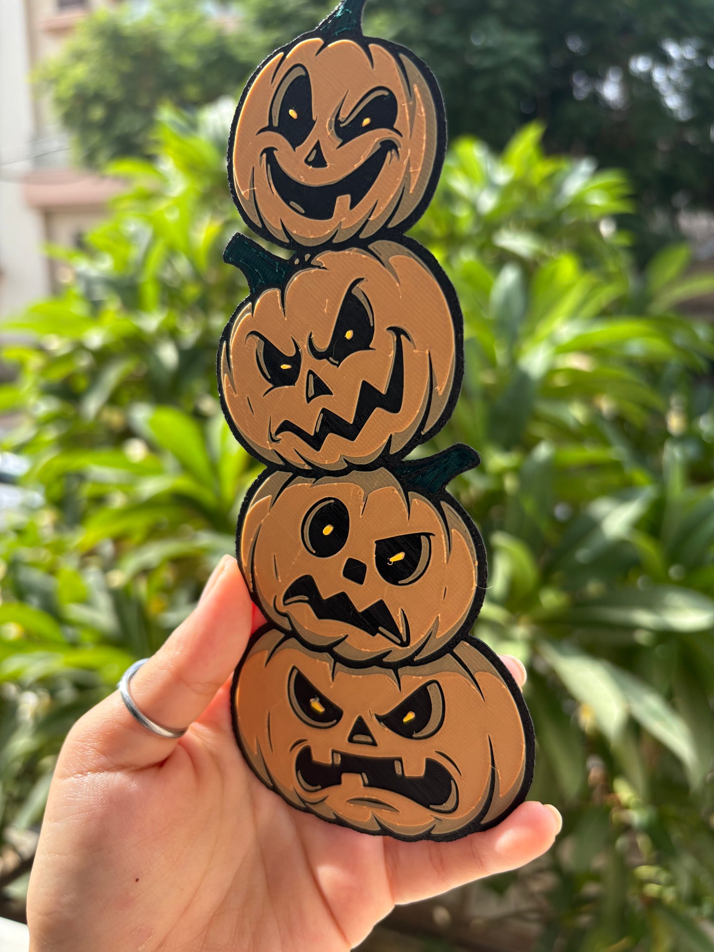 Pumpkin Stack Bookmark