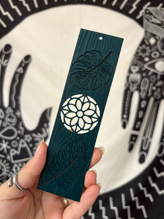 Leaf Window Wooden Bookmark