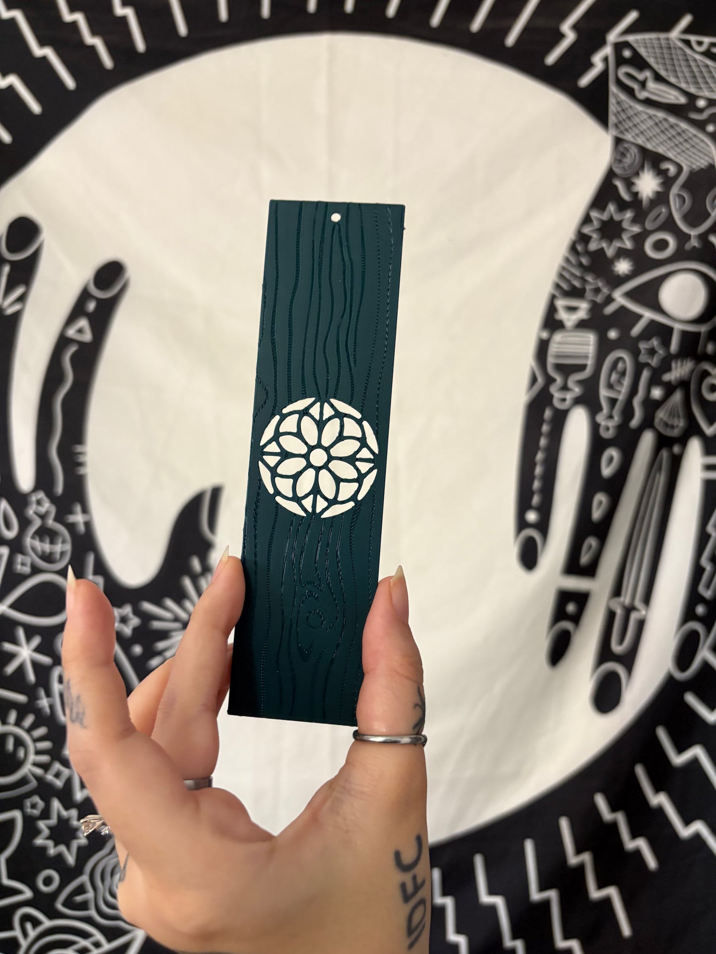 Leaf Window Wooden Bookmark