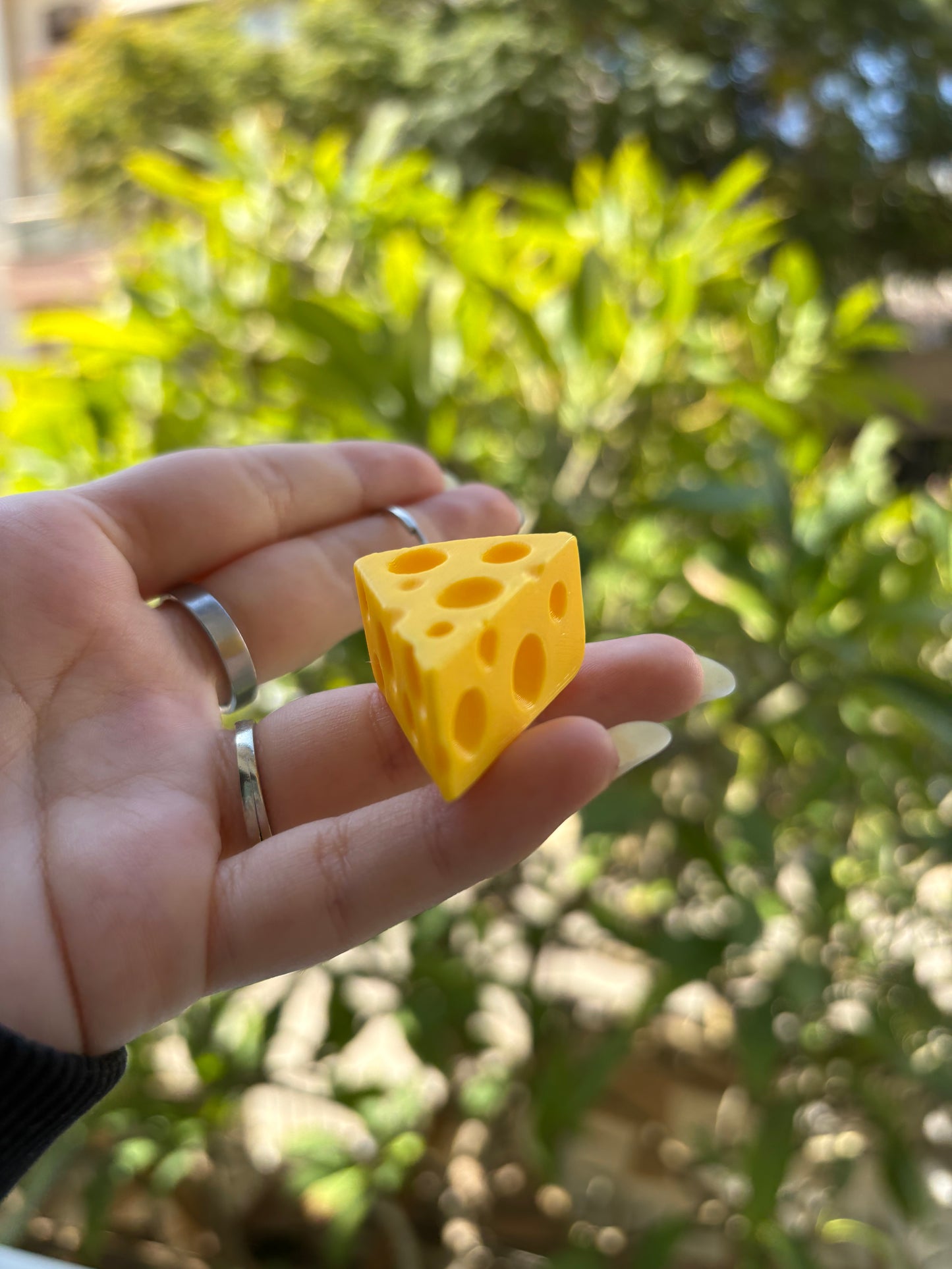 The Cheesy Slice Keychain