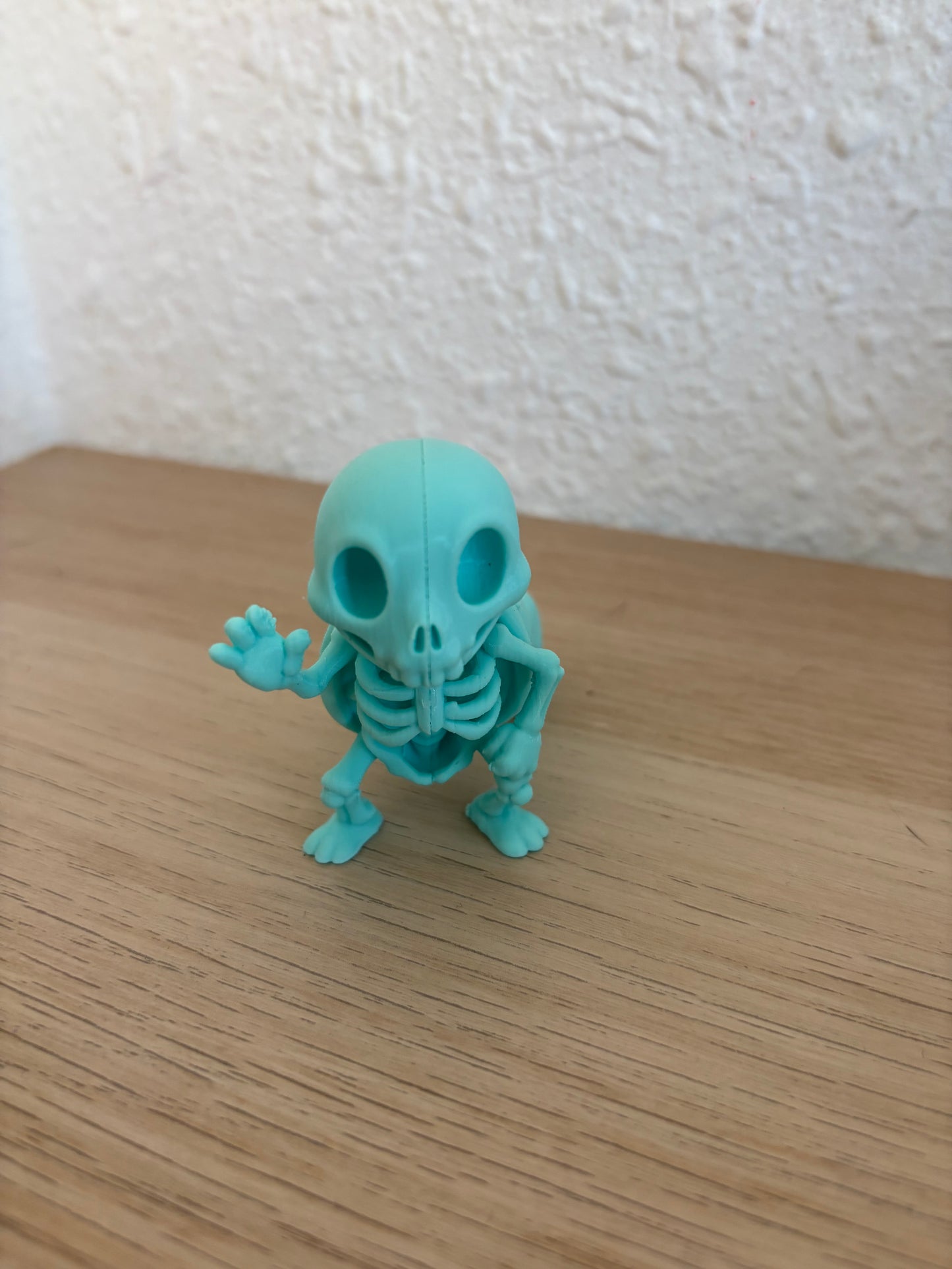 Squirtle Skeleton Figure