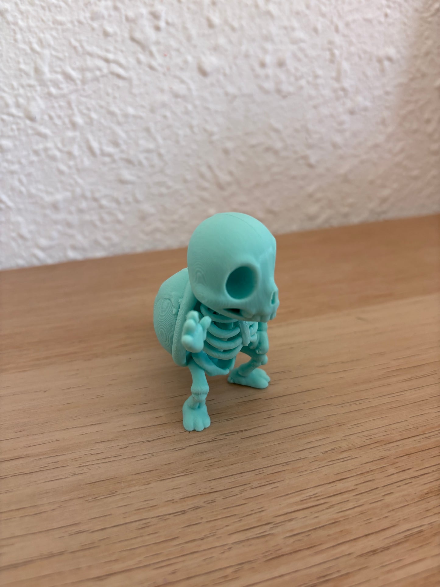 Squirtle Skeleton Figure