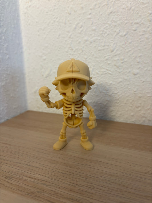 Ash Ketchum Skeleton Figure
