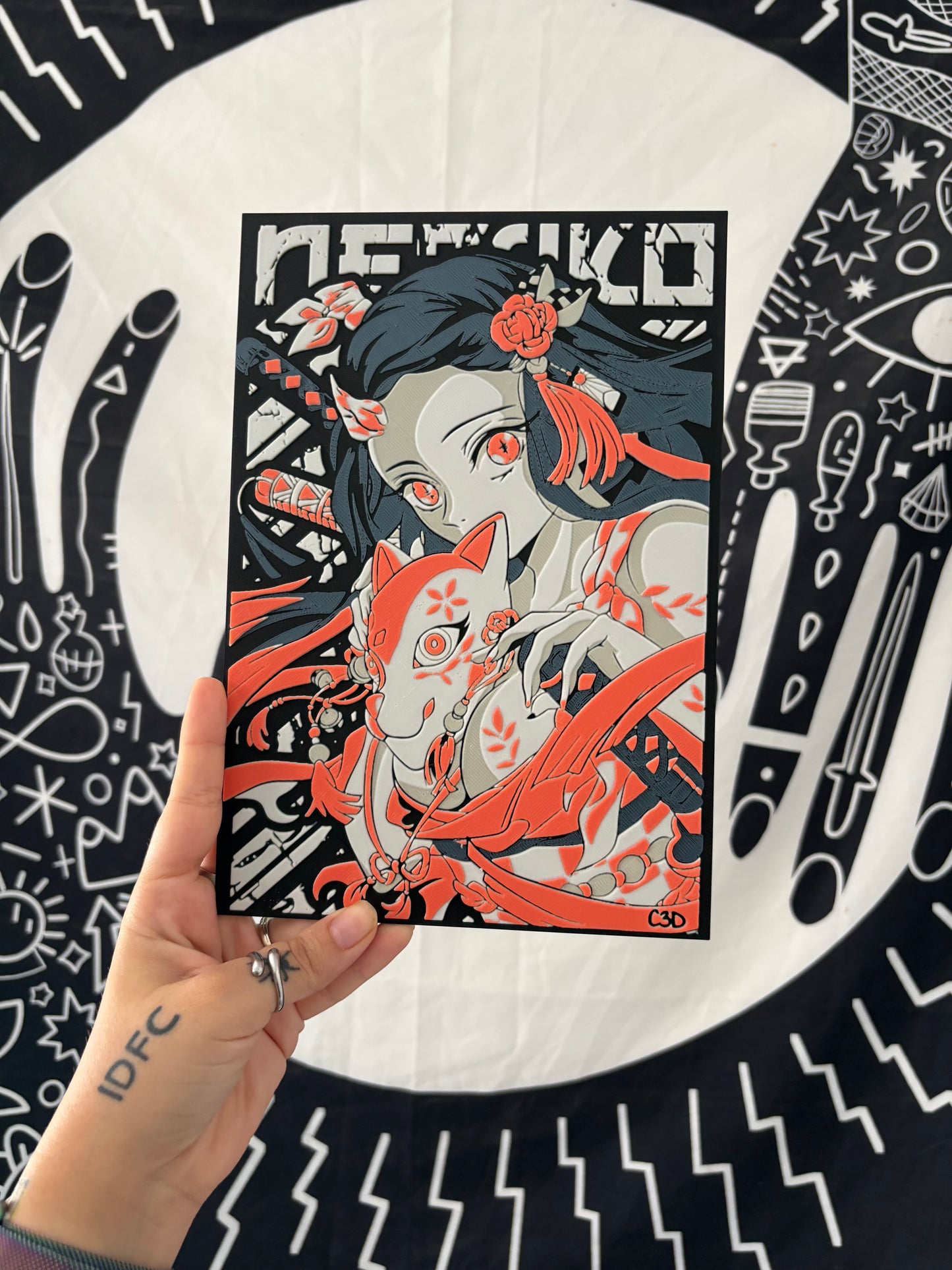 Nezuko Wall Art