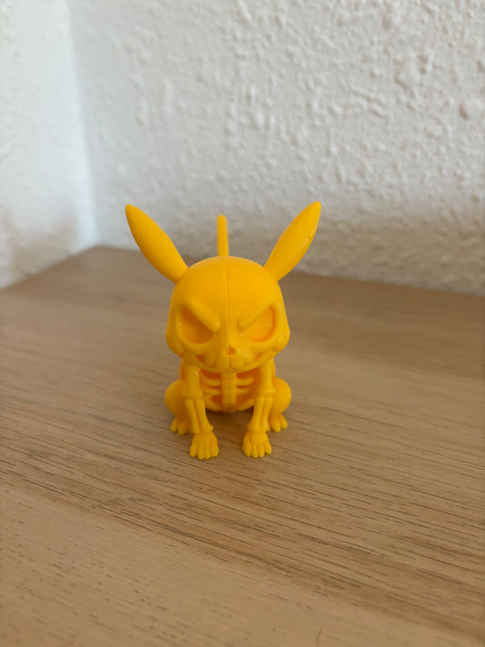 Pikachu Skeleton Figure