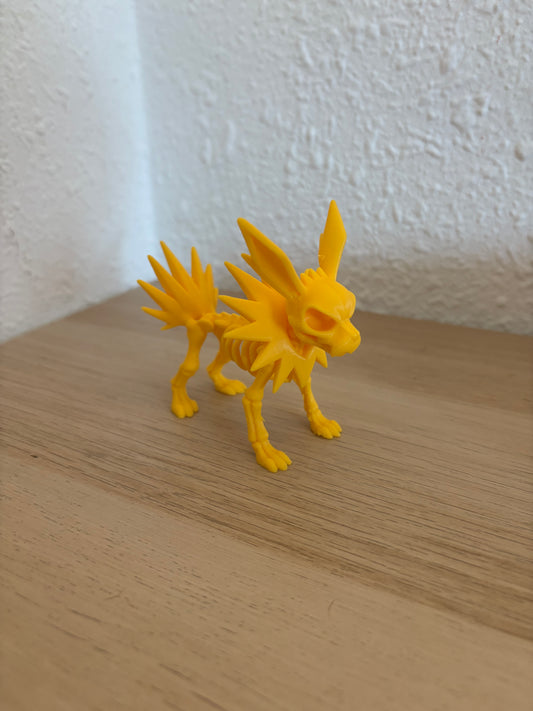 Jolteon Skeleton Figure