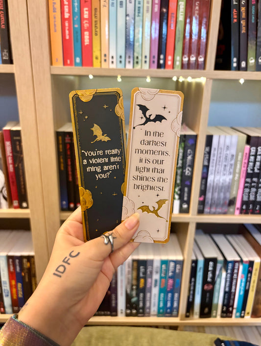 Fourth Wing Quotes Bookmarks