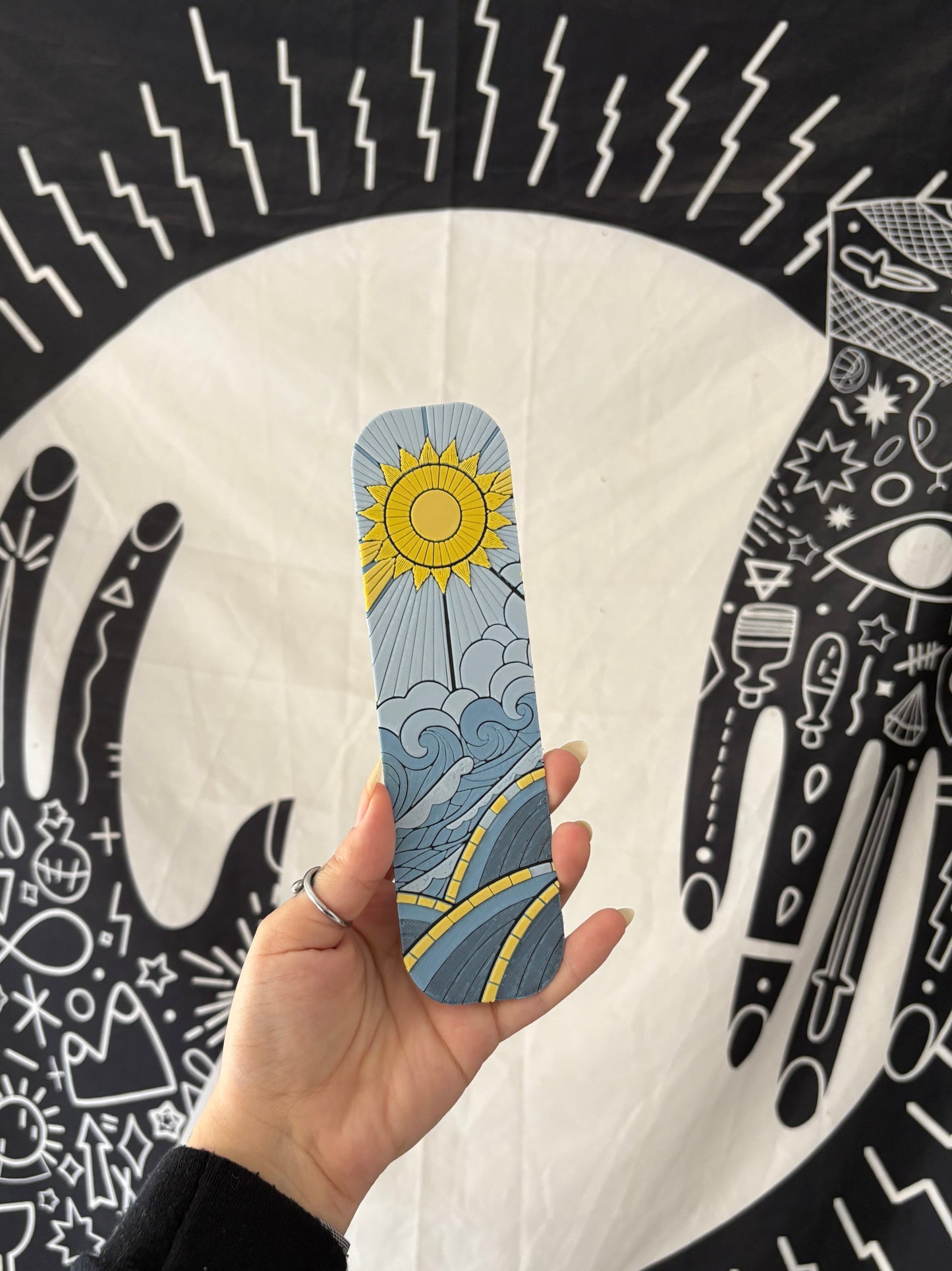 Sunrise Waves Bookmark