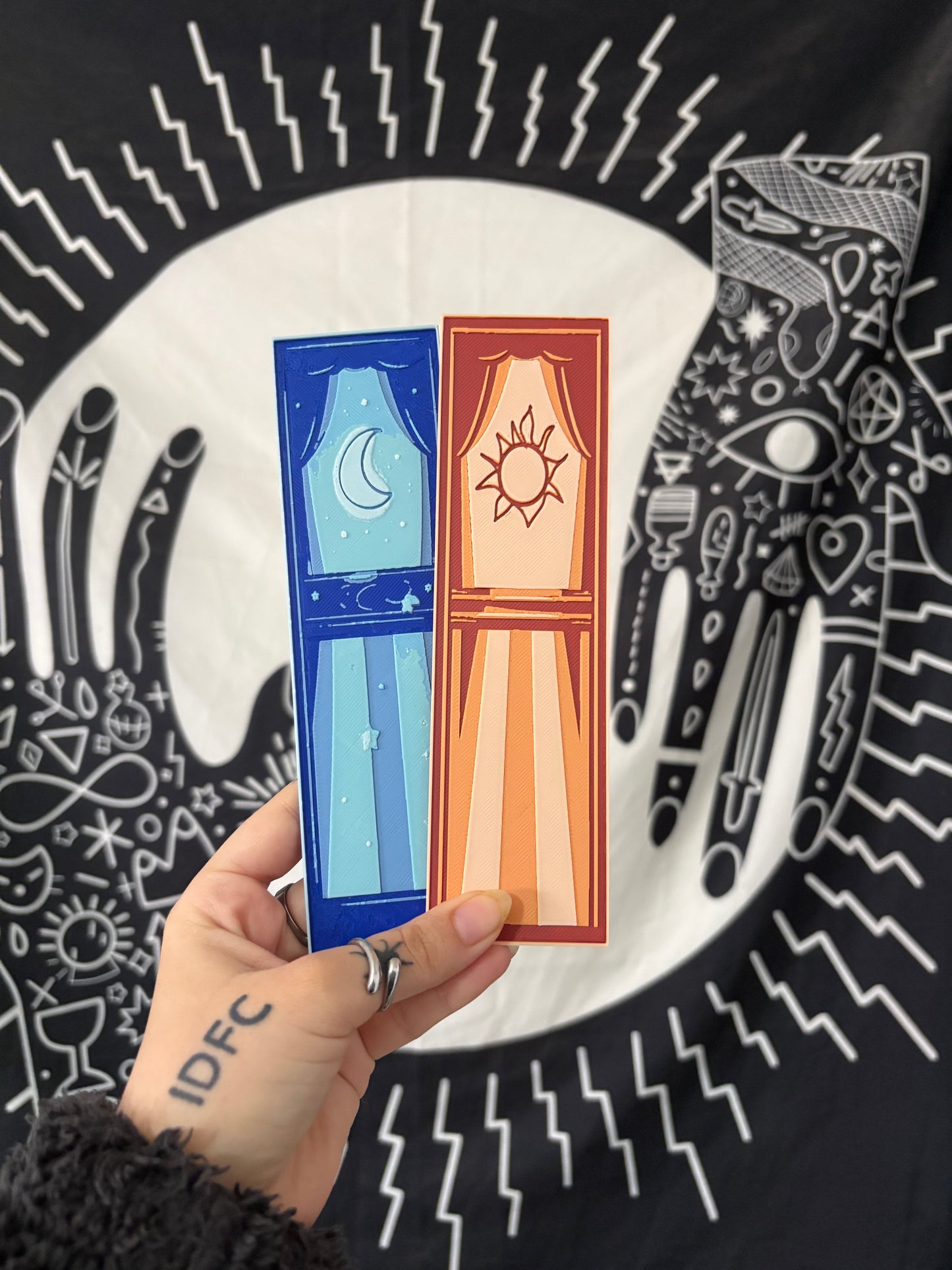 Sun & Moon - Arlequino & Pierrot Tribute Bookmarks (In Memory of Navy Bird)
