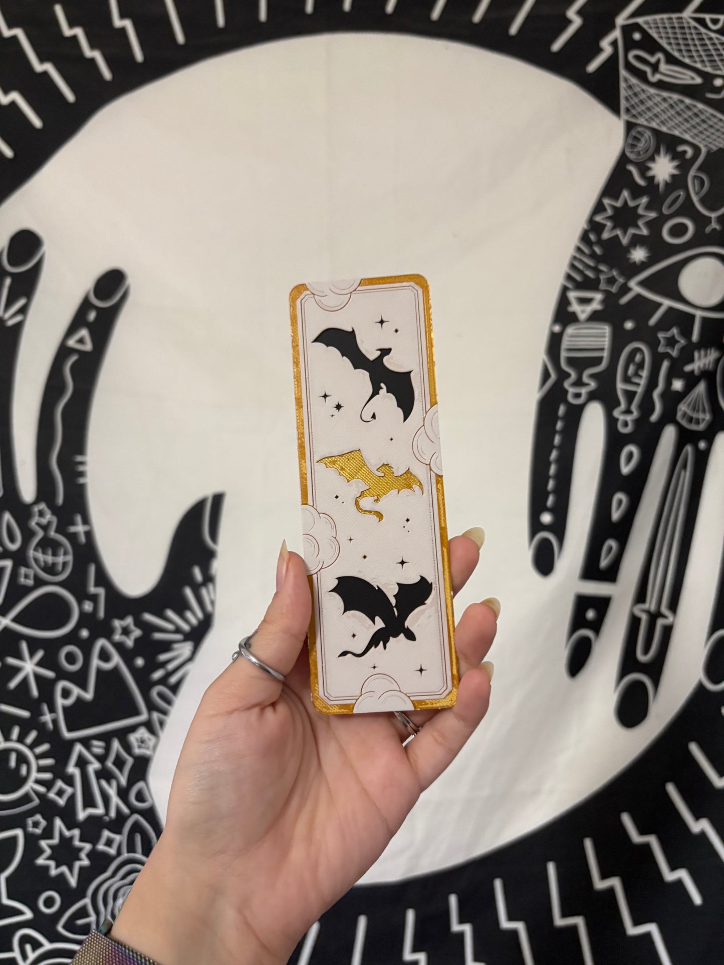 Fourth Wing Fantasy Bookmark