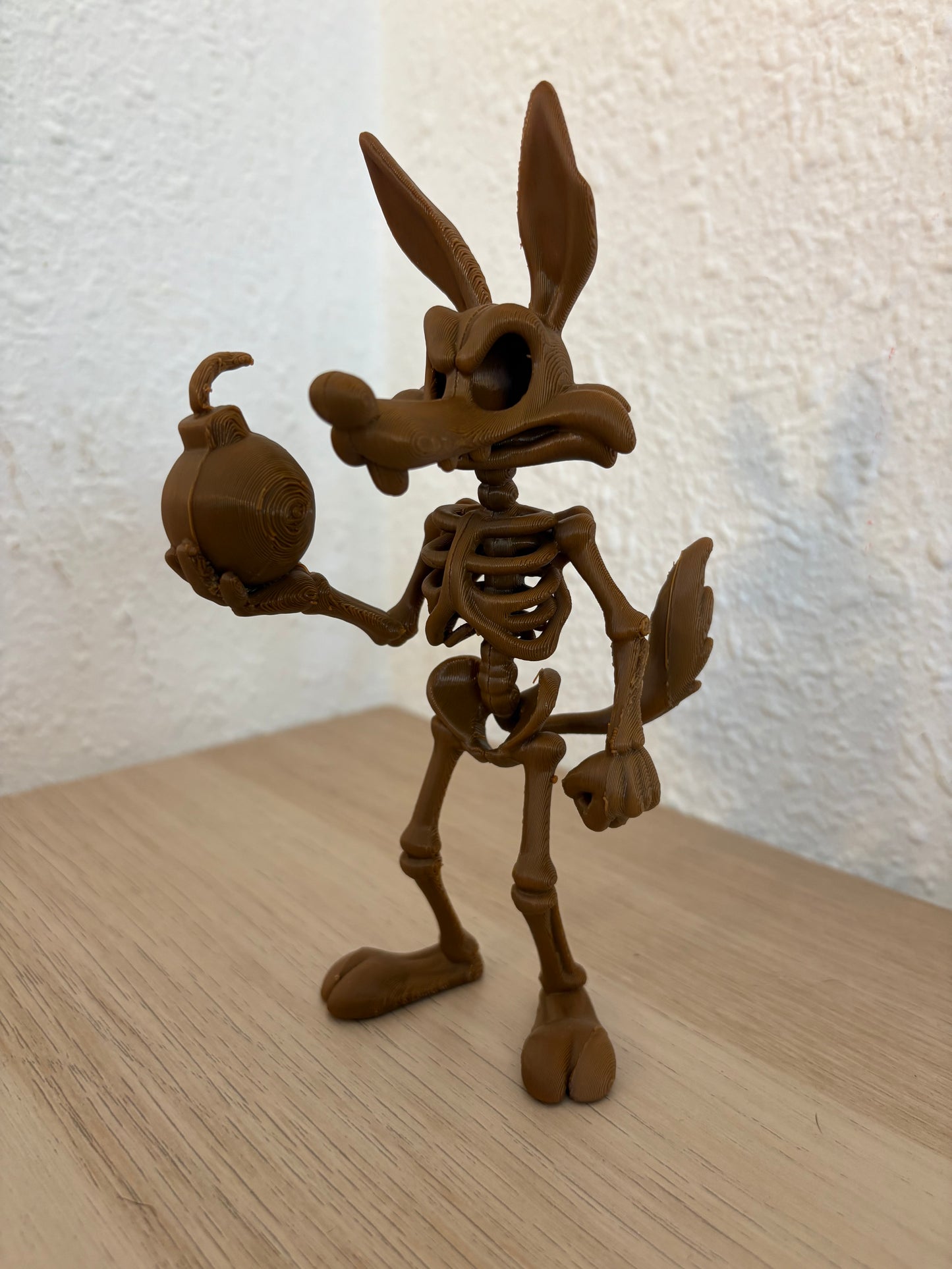 Wile E. Coyote Skeleton Figure