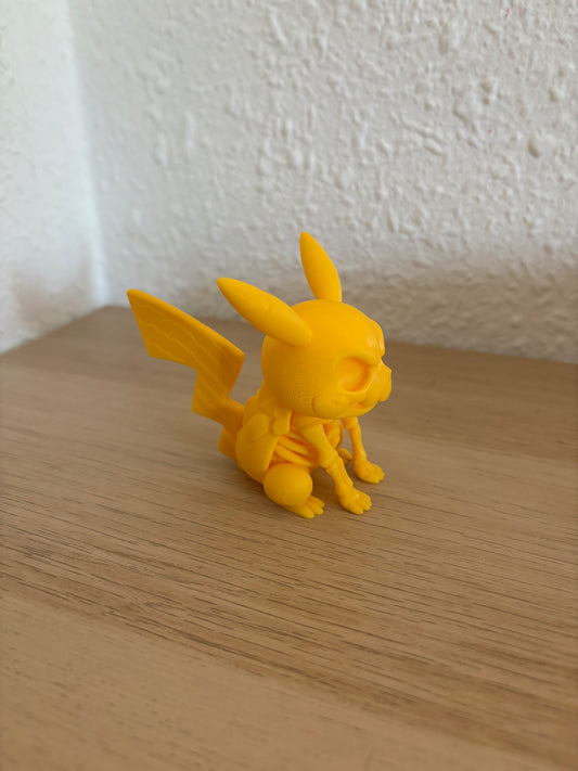 Pikachu Skeleton Figure