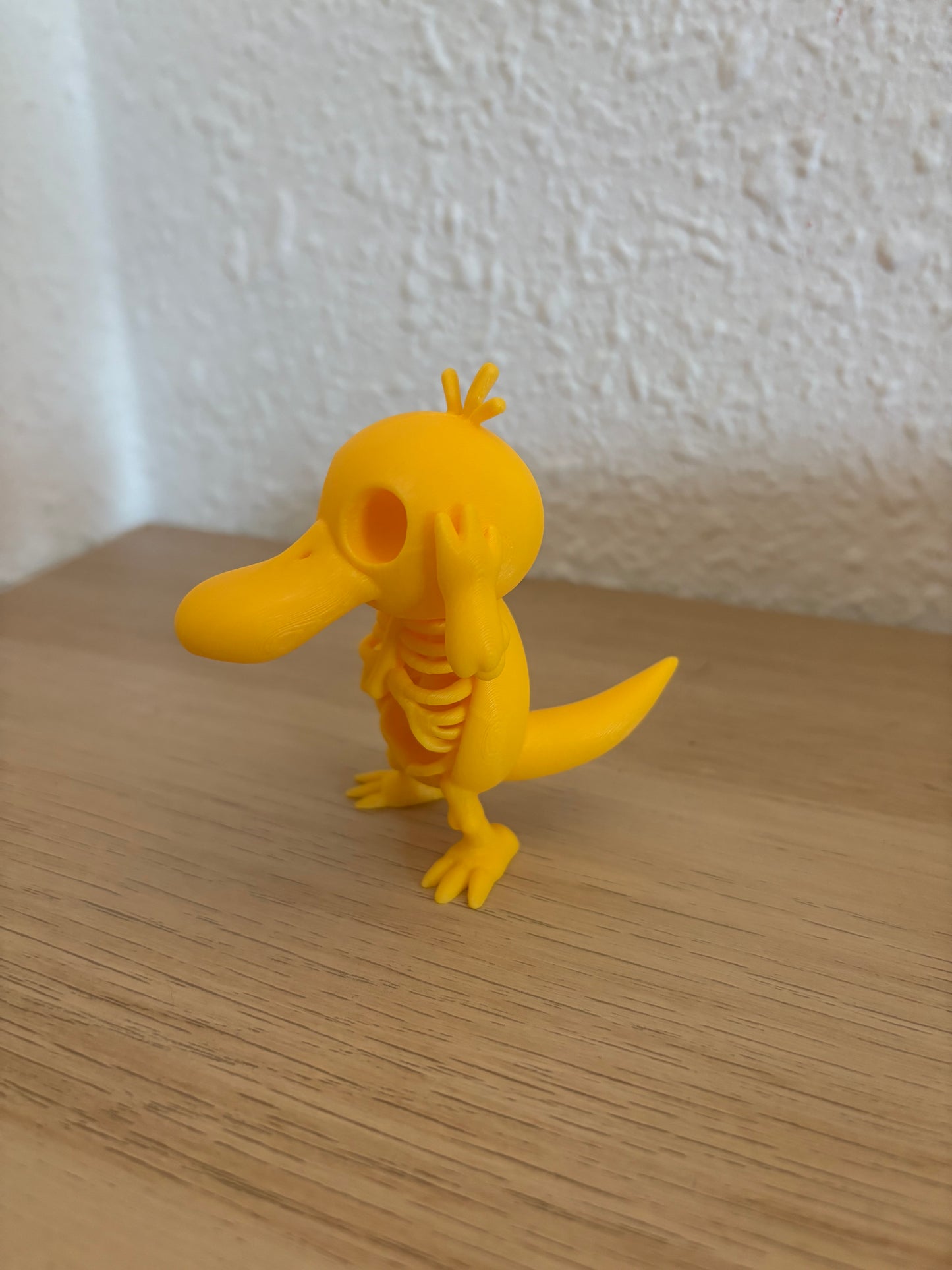 Psyduck Skeleton Figure