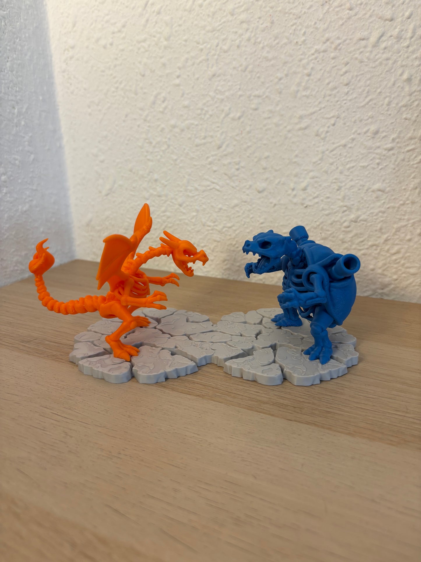 Blastoise vs Charizard Diorama Figure