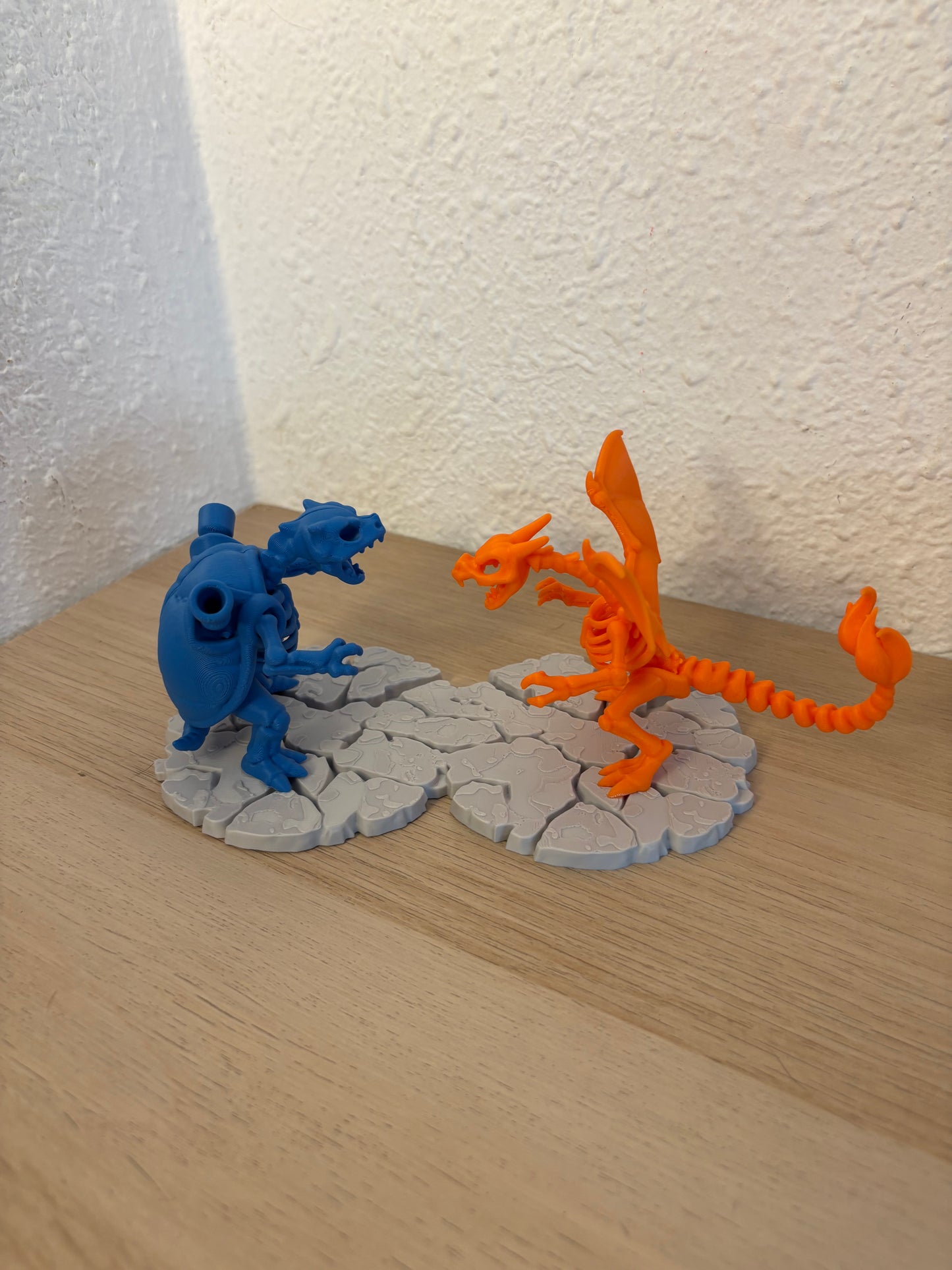 Blastoise vs Charizard Diorama Figure