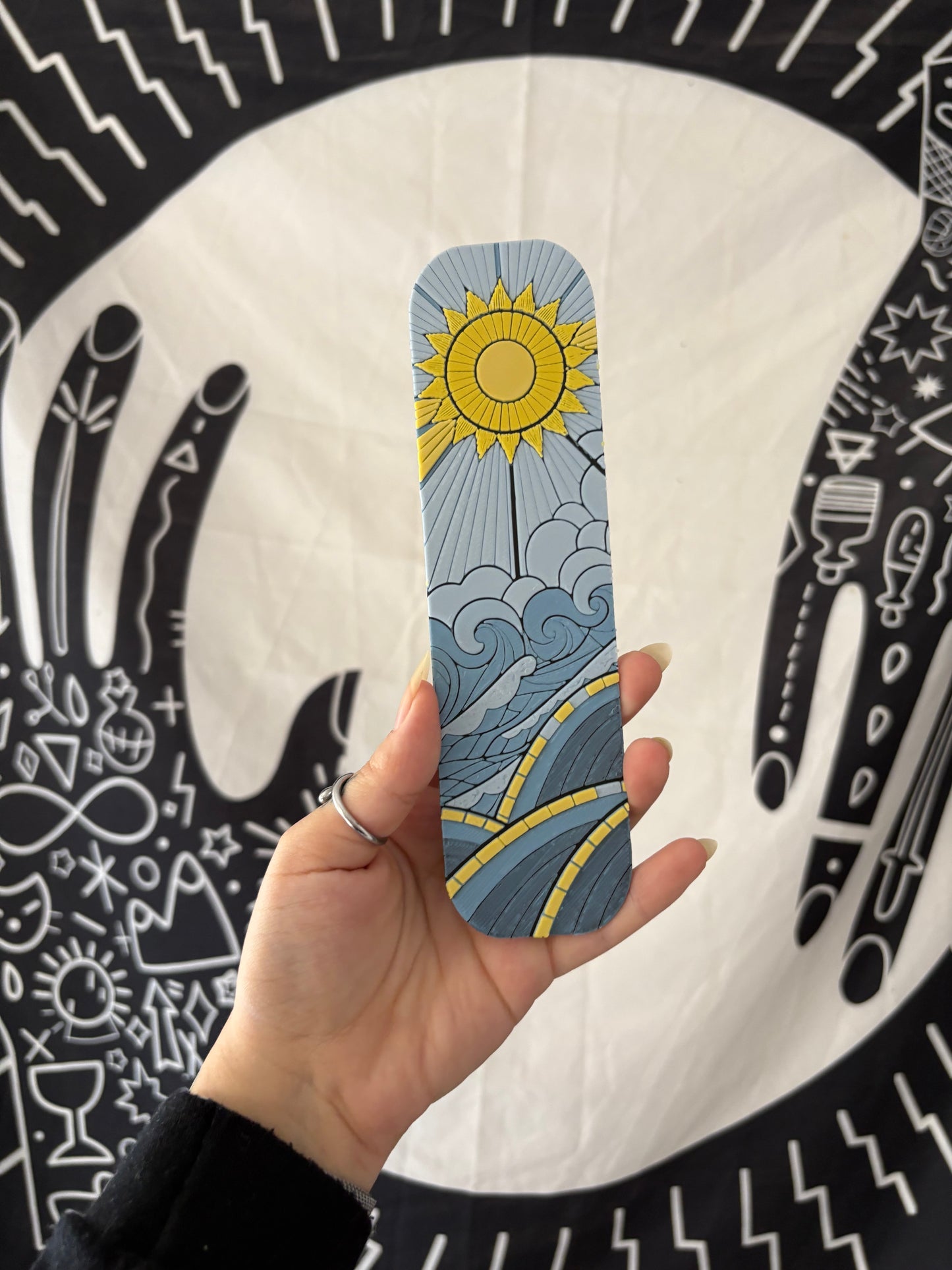 Sunrise Waves Bookmark