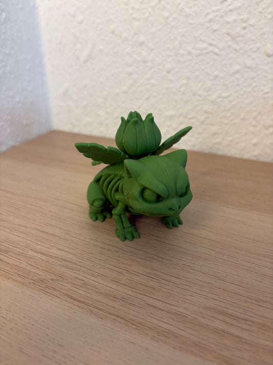 Ivysaur Skeleton Figure