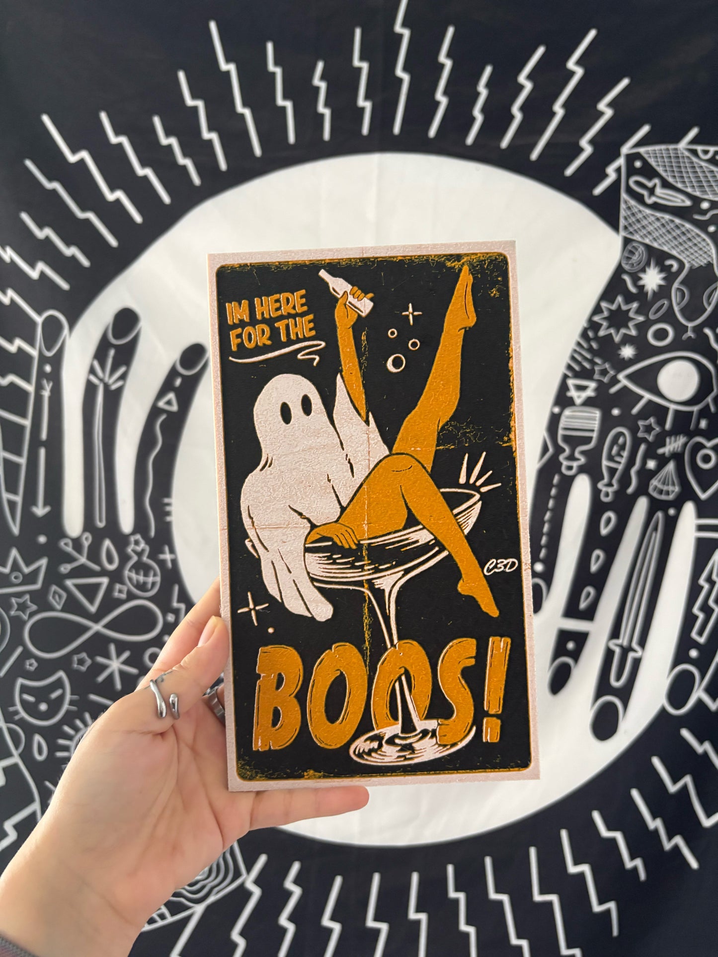 I’m Here for the Boos Wall Art