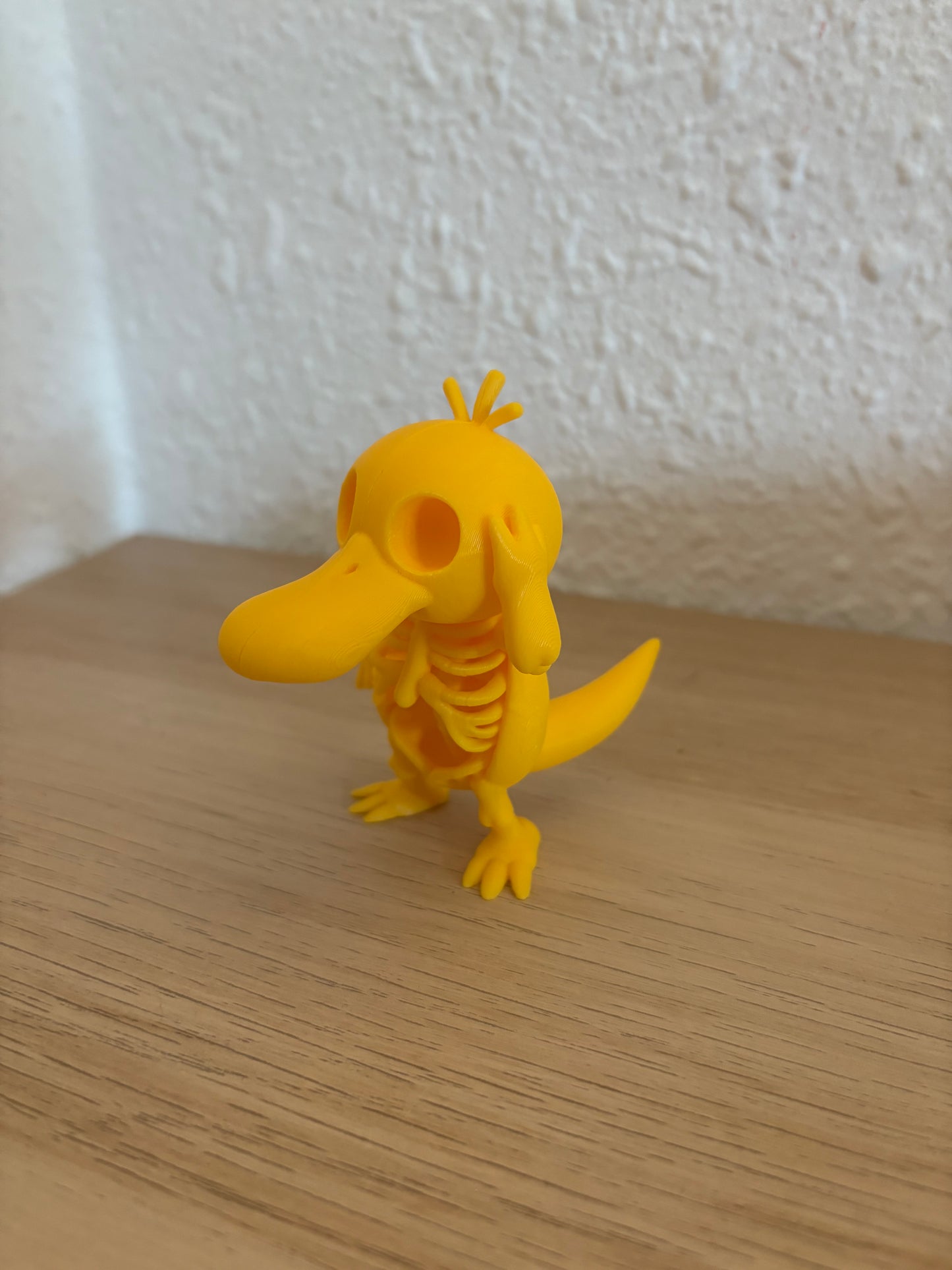 Psyduck Skeleton Figure