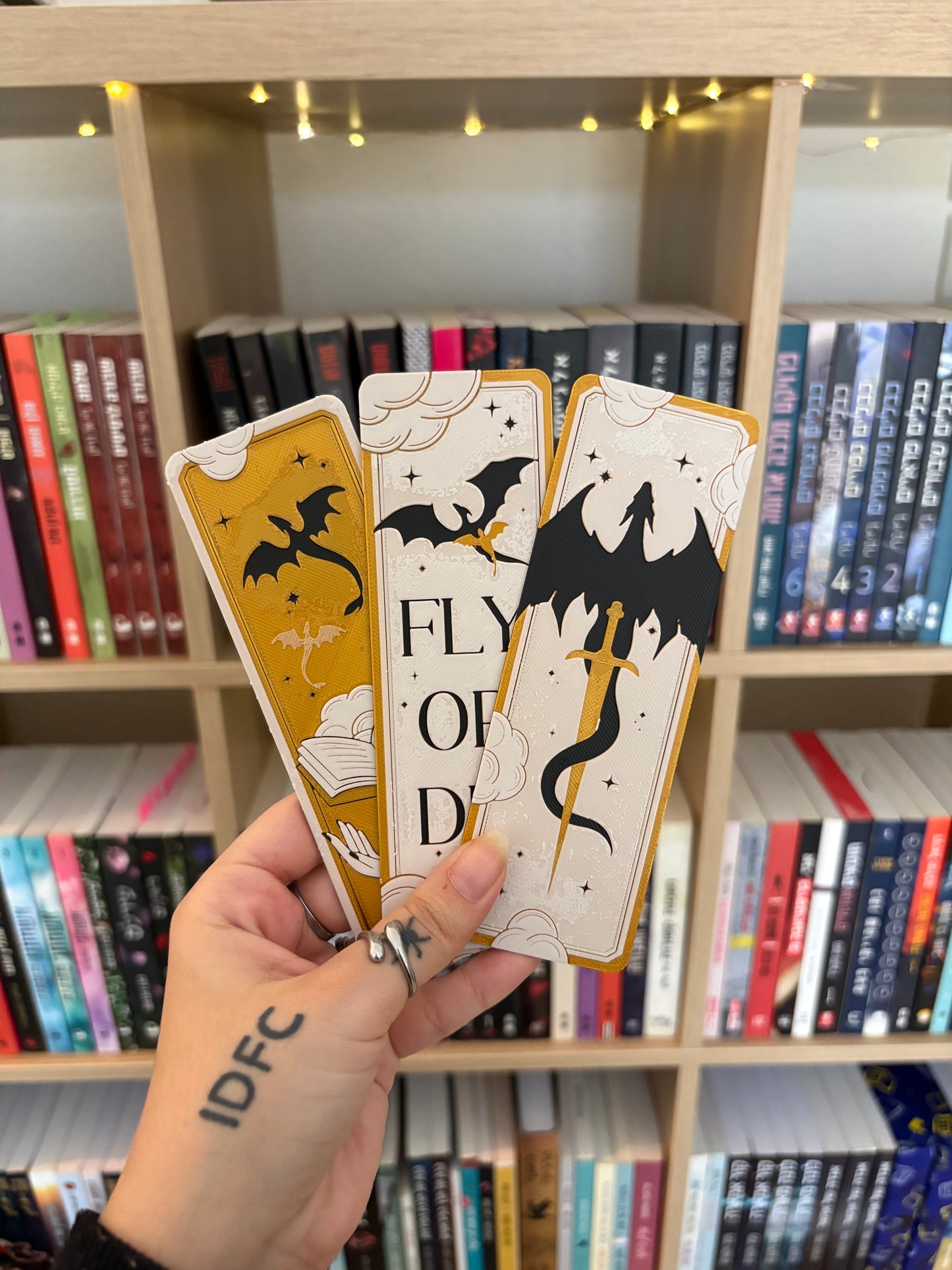 Fourth Wing Dragon Bookmarks