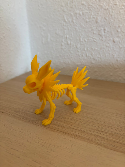 Jolteon Skeleton Figure