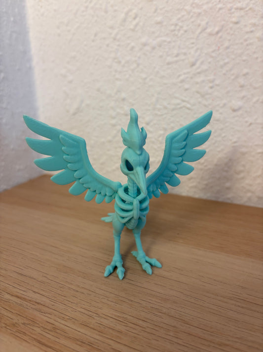 Articuno Skeleton Figure