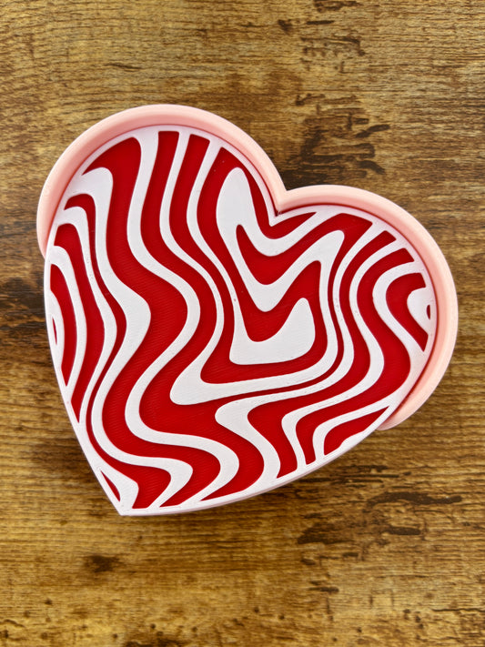 Hypnotic Heart Coasters
