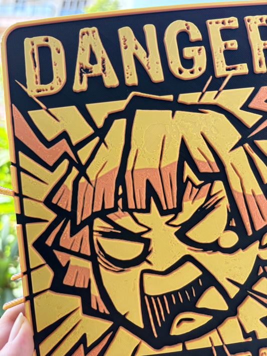 Zenitsu High Voltage Wall Art