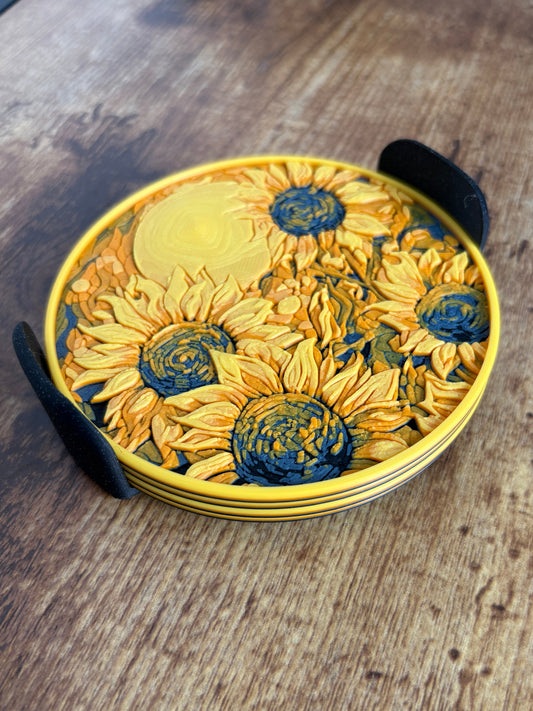 Sunflowers Coasters