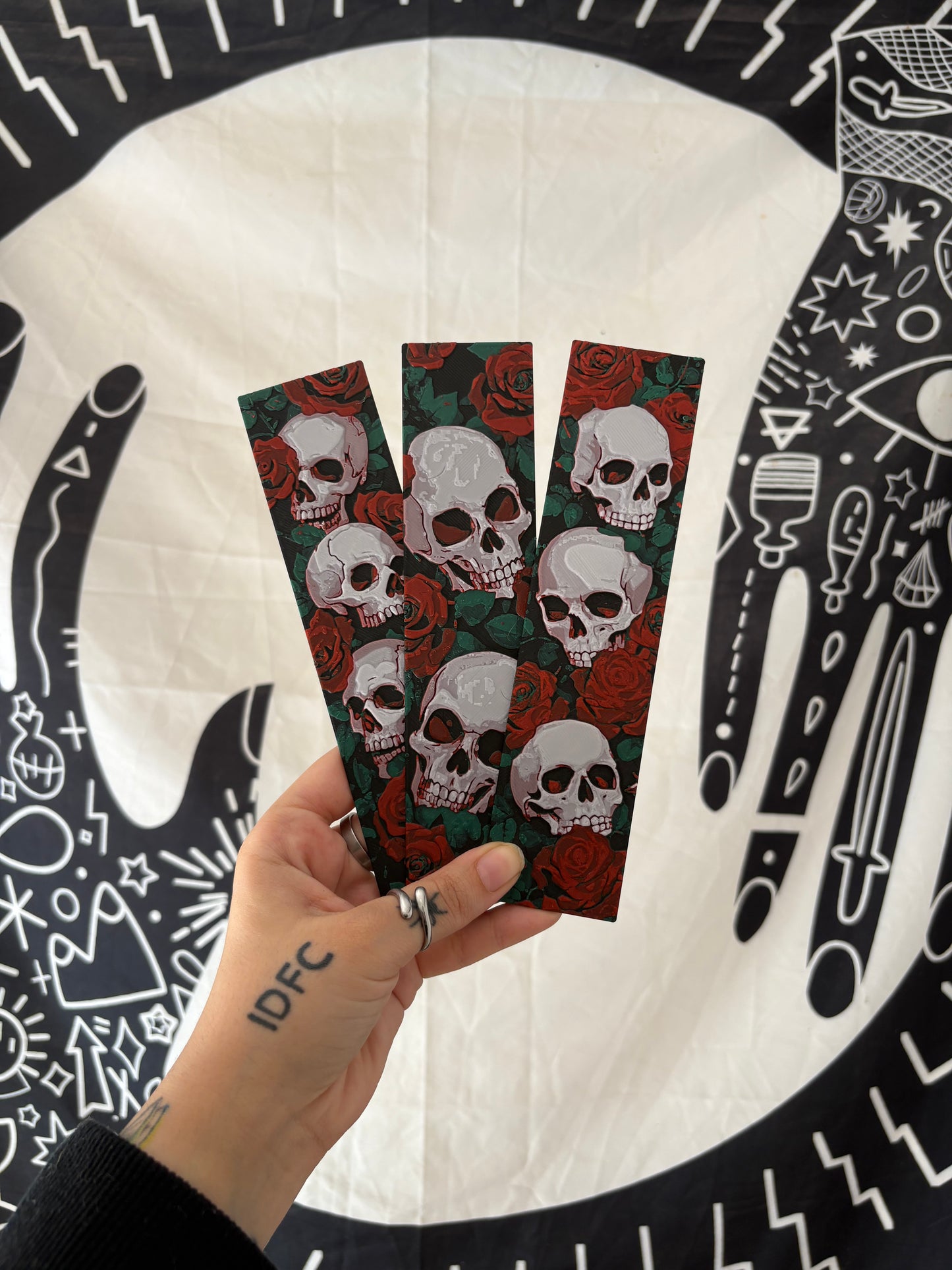 Skulls & Roses Bookmarks