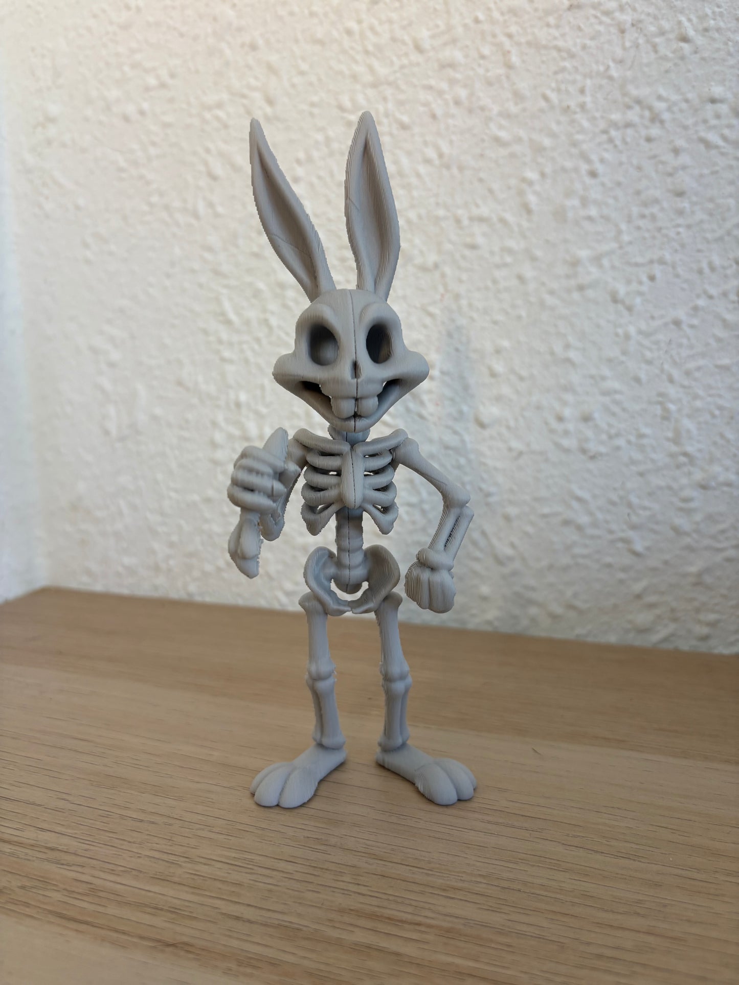 Bugs Bunny Skeleton Figure