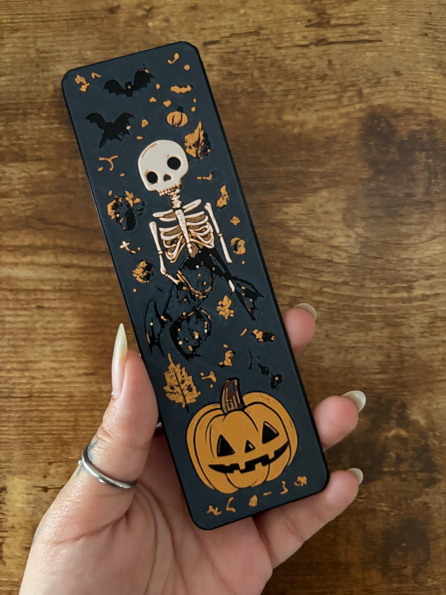 Floating Skeleton bookmark