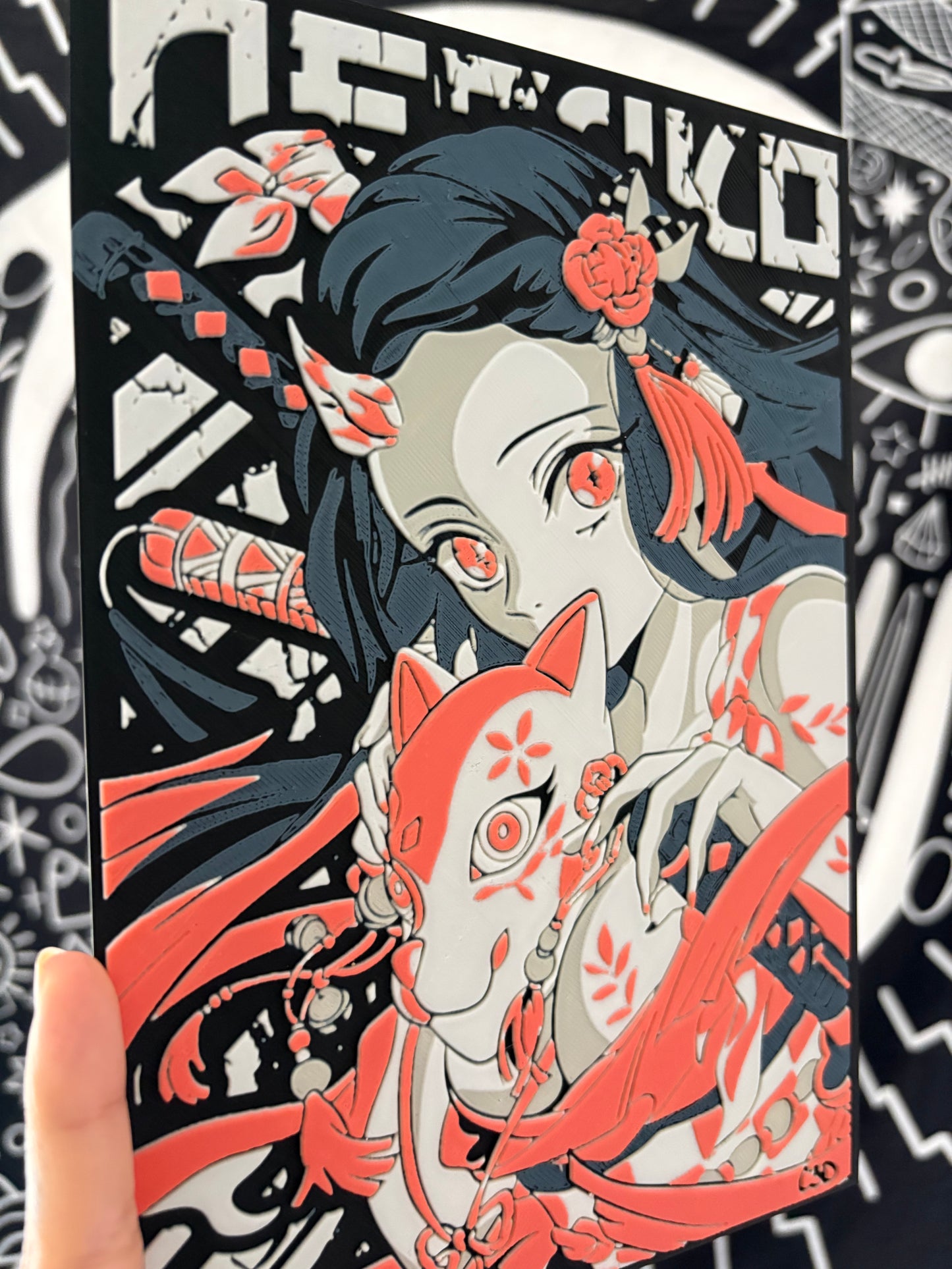 Nezuko Wall Art