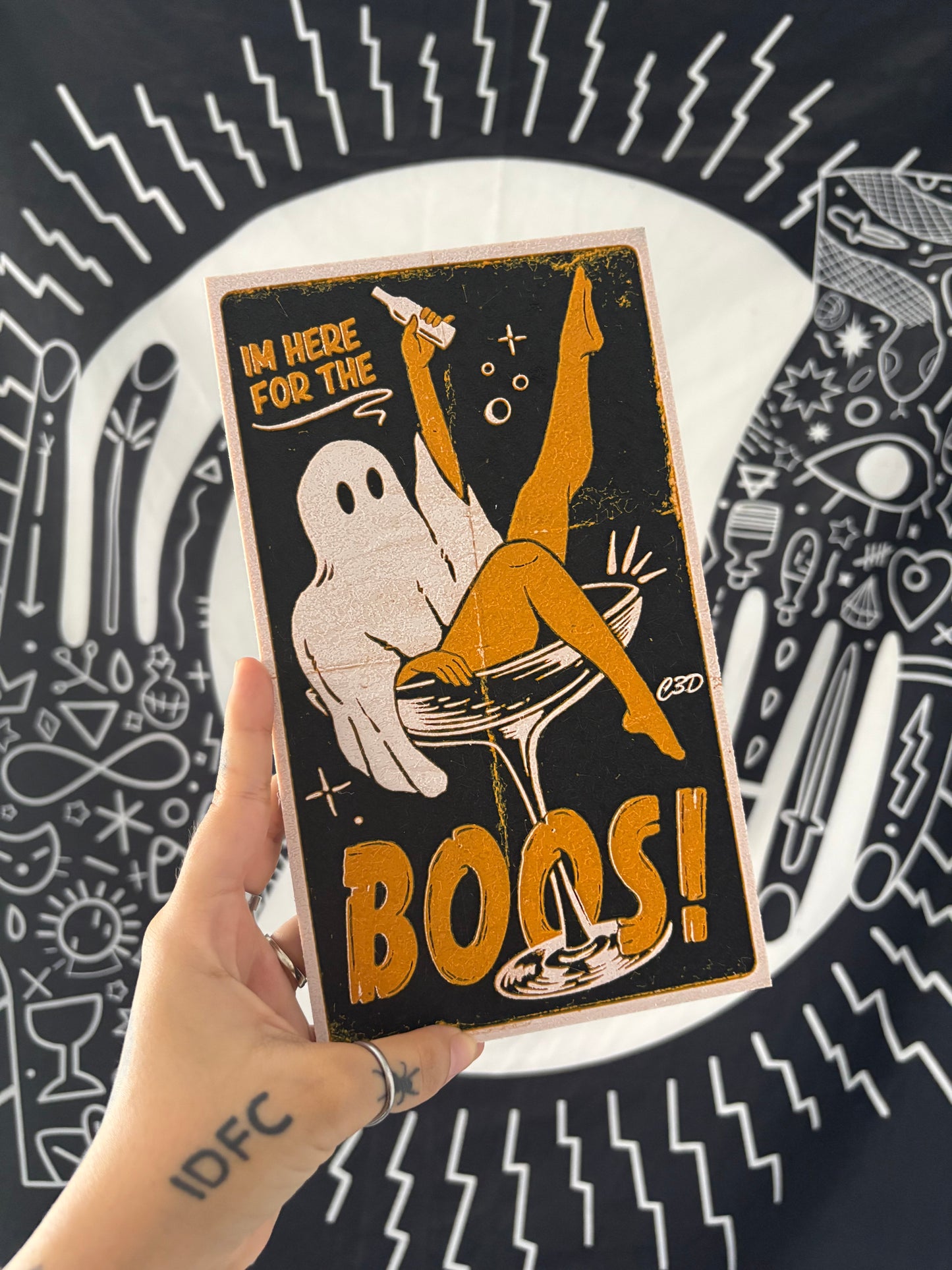 I’m Here for the Boos Wall Art