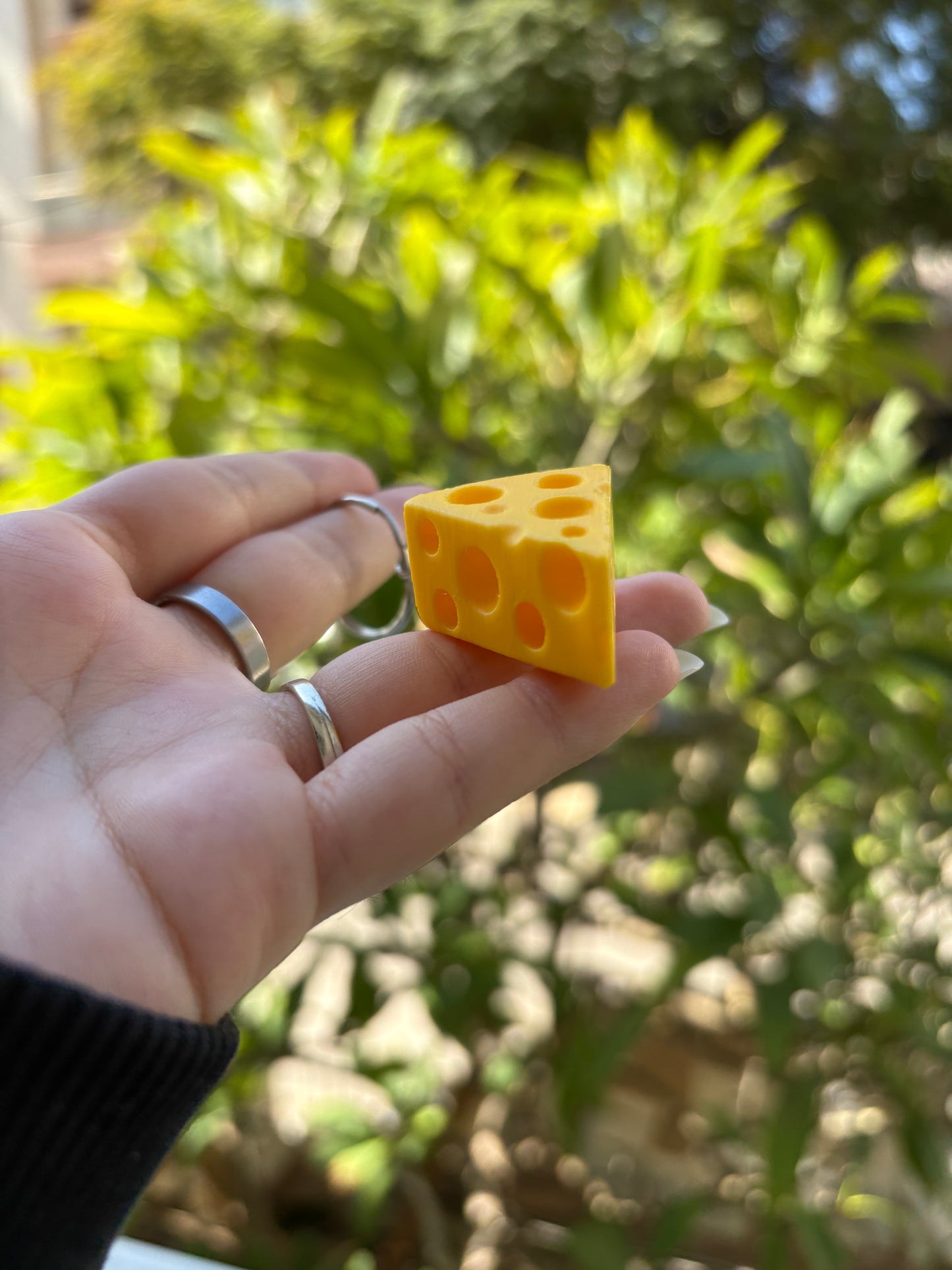 The Cheesy Slice Keychain